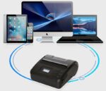 Εκτυπωτής φορητός TE 607 αποδείξεων, USB + RS232 + BLUETOOTH