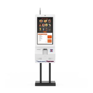 Σύστημα POS All-In-One Kiosk POS TE-3210 με οθόνη αφής 32 ιντσών με ενσωματωμένο εκτυπωτή, 2D scanner και camera