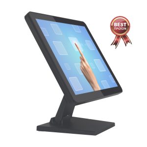 Οθόνη Αφής TE Ταμειακή Express Pos Monitor TE-1701M LED με ανάλυση 1280×1024 με πτυσσόμενη βάση