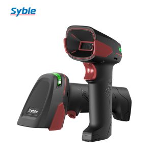 Ενσύρματο Barcode Scanner χειρός Syble D35 1D/ 2D με βάση, USB-HID, USB-COM, RS232