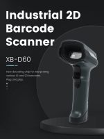 Ενσύρματο Barcode Scanner χειρός Syble D60 1D/ 2D με βάση, βιομηχανικού τύπου, USB, USB-COM, RS232