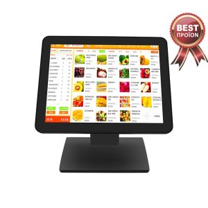 Οθόνη Αφής Pos Monitor 17” TE-1701M LED με ανάλυση 1280×1024 με σταθερή μεταλλική βάση