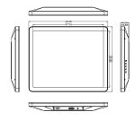 Οθόνη Αφής Pos Monitor 19” TE-1900M LED με ανάλυση 1280×1024
