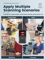 Ενσύρματο Barcode Scanner Παρουσίασης Syble Χ80 1D/ 2D, USB, USB-COM, RS232